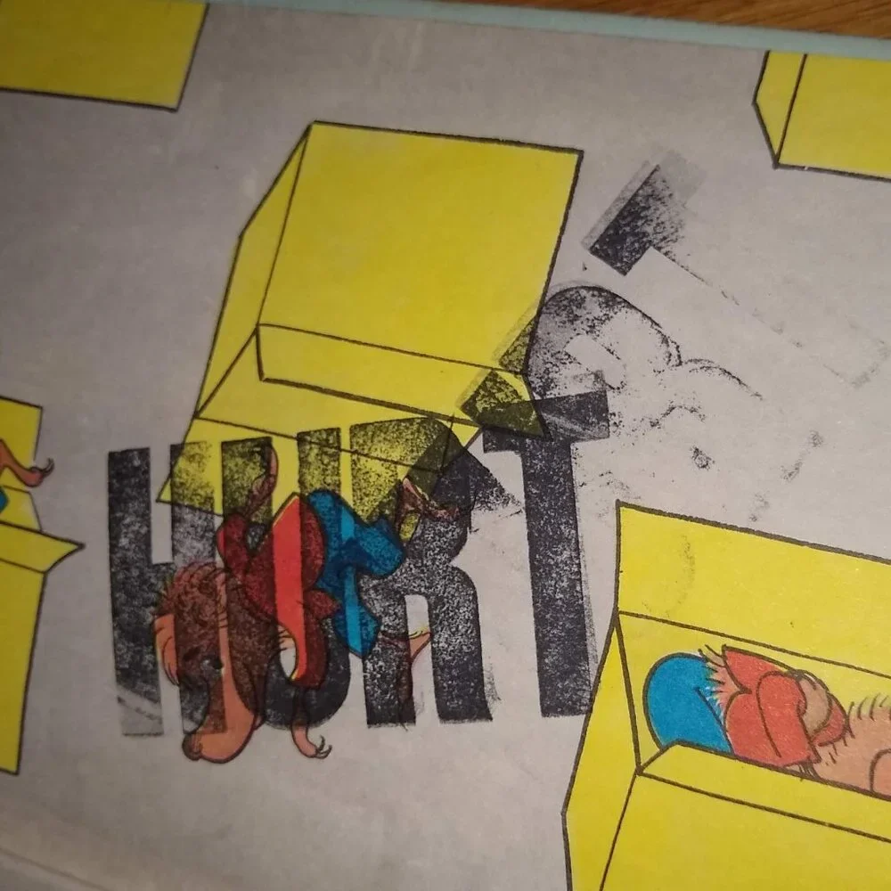 Dr seuss Inside Outside Upside Down + The Ear Book Vintage